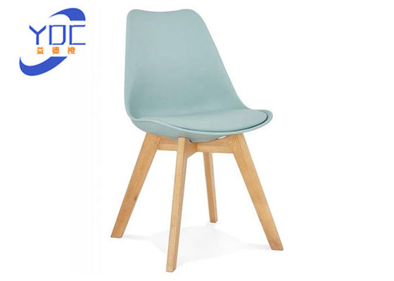 Luxury Suede Modern Wooden Low Back Tufted Dining Room Chairs