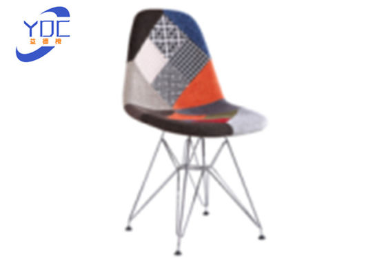 Leisure Hotel Northern Europe Scattered Wooden Dining Chairs Technology Cloth