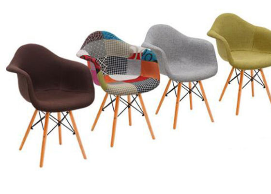 Beech Leg Eames Style Dining Chair Lightweight For Home And Office