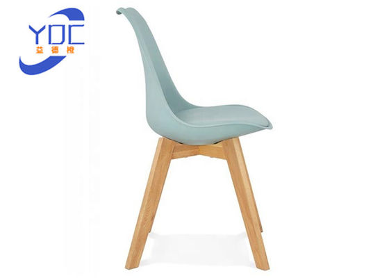 Luxury Suede Modern Wooden Low Back Tufted Dining Room Chairs